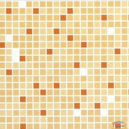 Изображение ПВХ панель Мозаика Микс оранжевый 956*480мм купить в procom.ua - изображение 1