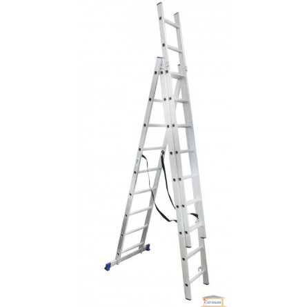 Зображення Сходи універсальні 3 * 9сх довжина 5,9/2,6 м WERK 13 кг купити в procom.ua - зображення 1