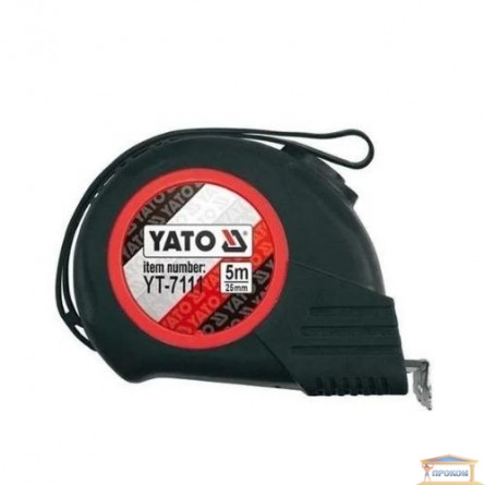 Зображення Рулетка YATO 25мм, 5м YT-7111 купити в procom.ua - зображення 1
