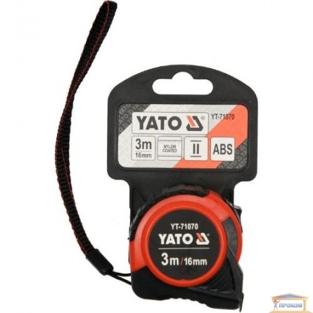 Изображение Рулетка YATO 16мм 3м  YT-71070 купить в procom.ua - изображение 2