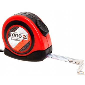Зображення Рулетка з магнт. наконечником YATO 19мм, 5м YT-7105 купити в procom.ua