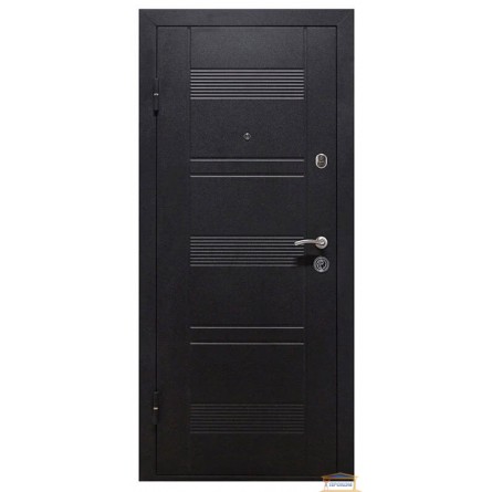 Изображение Дверь метал. БЦ Горизонт венге серый 860 левая купить в procom.ua - изображение 1