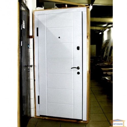 Изображение Дверь метал. ПО-72 венге белый ясень натур 960 левая купить в procom.ua - изображение 1