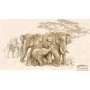 Изображение Декор Сафари 23*40 слоны коричневая купить в procom.ua - изображение 2