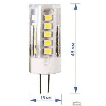 Изображение Лампа RH LED Standart  капс керам/пл 3,5w G4 6000К HN-157042 купить в procom.ua