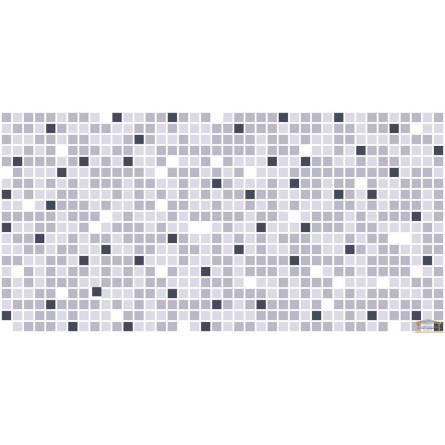 Зображення ПВХ панель Мозаїка Мікс сірий 956*480мм купити в procom.ua - зображення 2