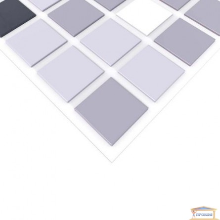 Зображення ПВХ панель Мозаїка Мікс сірий 956*480мм купити в procom.ua - зображення 3