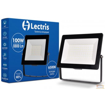 Изображение Прожектор LED Lectris 100W 8800Лм 6500К 185-265V 1-LC-3005 купить в procom.ua