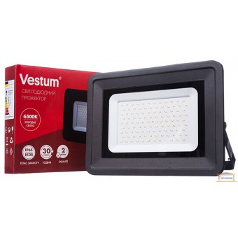 Изображение Прожектор LED Vestum 100W 8800Лм 6500К 1-VS-3006 купить в procom.ua