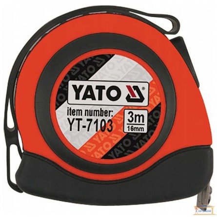 Зображення Рулетка YATO 16мм, 3м YT-7103 купити в procom.ua - зображення 3