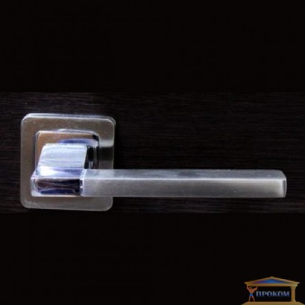 Зображення Ручка для міжкім-й двері Grand AL Optimus SN / CP сатин, хром купити в procom.ua - зображення 1