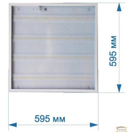 Зображення Св-к LED PANEL RH (квадрат) GRILL 36W 4000К HN-221020 купити в procom.ua - зображення 1