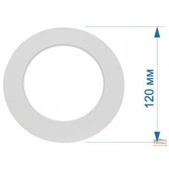 Изображение Светильник LED PANEL RH (круг) SIMPLE 6W 4000К золото HN-238020 купить в procom.ua