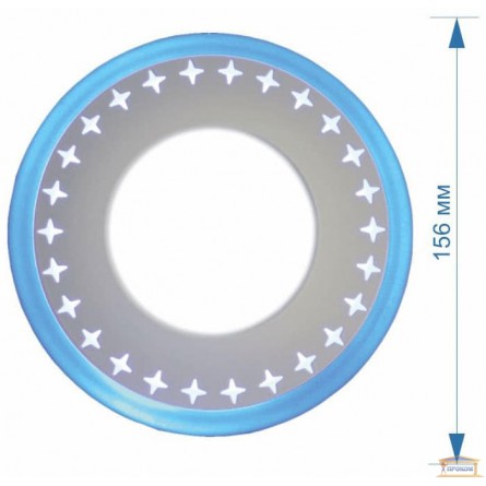 Зображення Світильник LED PANEL RH LACE STAR 6W 4000К білий + блакитний HN-2325140 купити в procom.ua - зображення 1