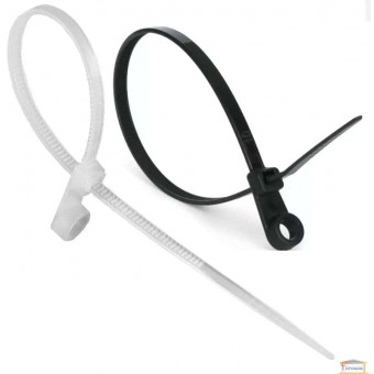 Изображение Стяжка кабельная с кольцом 150*4 мм купить в procom.ua