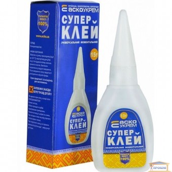 Изображение Суперклей АСКО 15г бутылочка купить в procom.ua