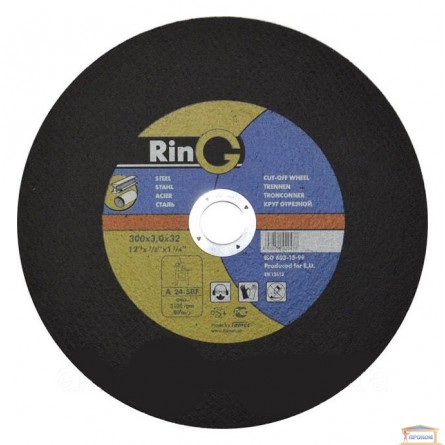 Зображення Диск відрізний по металу RING 400 * 4.0 * 32мм купити в procom.ua - зображення 1