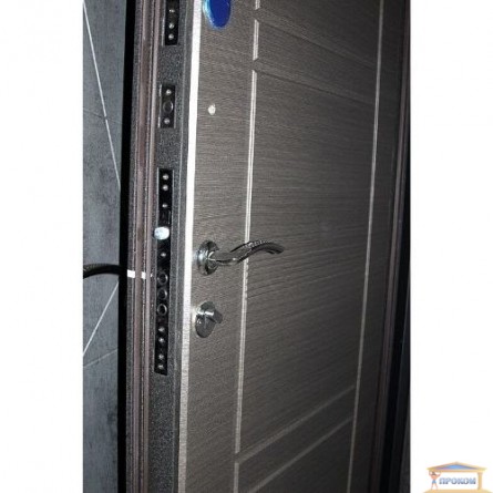 Изображение Дверь метал. БЦ Норд венге горизонт серый 860 левая купить в procom.ua - изображение 4