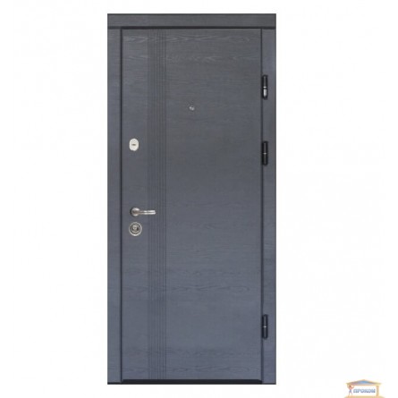 Изображение Дверь метал. ПК 262 дуб грифель/дуб пломбир 960 левая купить в procom.ua - изображение 1