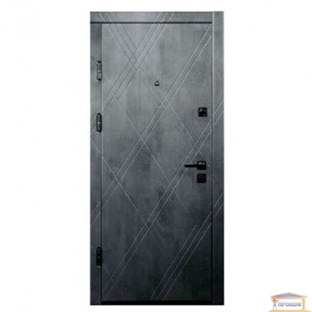Зображення Двері метал. ПК 266 Q бетон темний 860 ліва купити в procom.ua - зображення 1