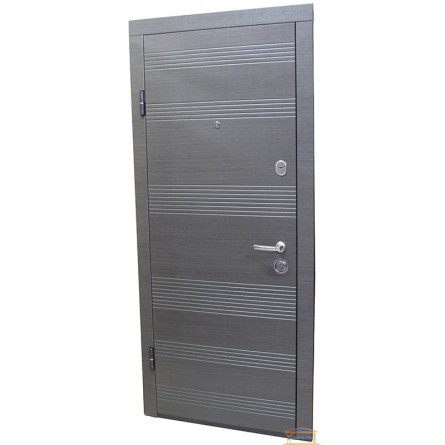 Зображення Дверь метал. ПО 281 венге серый гориз 860 мм левая купити в procom.ua - зображення 1