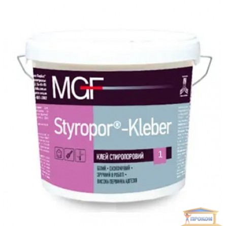 Изображение Клей стиропоровый для пенополистерола MGF M18 1кг купить в procom.ua - изображение 1