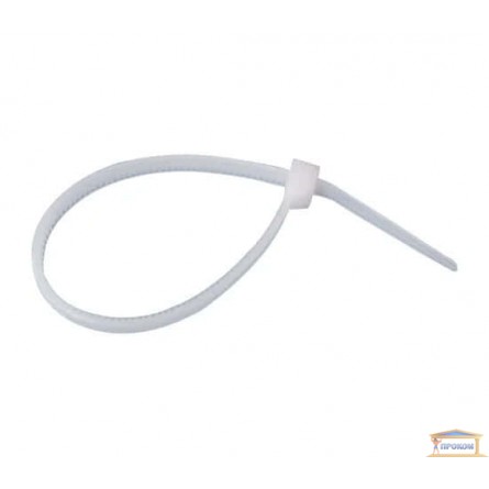 Зображення Стяжка кабельна 250*3,6 мм (білі) 23-110 купити в procom.ua - зображення 1