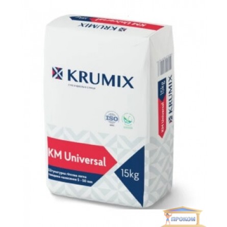 Изображение Шпатлевка универсальная Krumix 15 кг купить в procom.ua - изображение 1