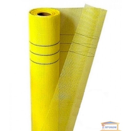 Изображение Сетка штукатурная 50кв.м. 5*5мм (М-140) желтая 10-321 купить в procom.ua - изображение 1