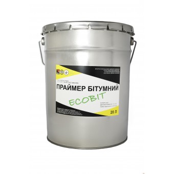 Изображение Праймер битумно-каучуковый 10л ЕКОБИТ купить в procom.ua