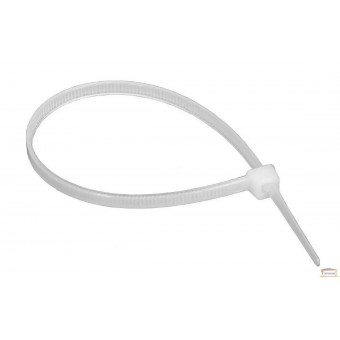 Изображение Стяжка кабельная 100*2,5 мм (белые) 23-103 купить в procom.ua