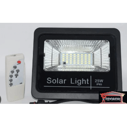 Изображение Прожектор LED NX 25W220V IP65 600K с солнечной панелью купить в procom.ua - изображение 1