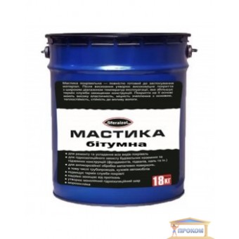Изображение Мастика битумно-каучуковая 18кг Сфероизол купить в procom.ua
