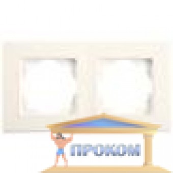 Изображение Рамка 2 модульная горизонтальная крем Linnera Viko купить в procom.ua