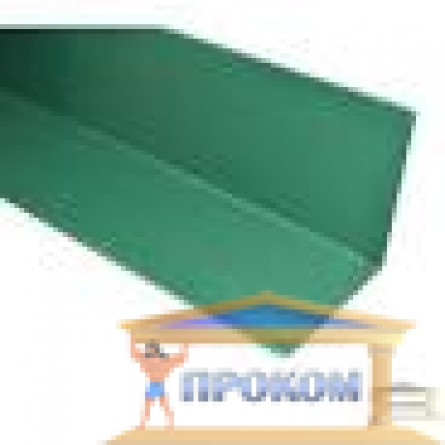 Зображення Планка внутрішнього кута 100*100 темно-зелена 2м. купити в procom.ua - зображення 1