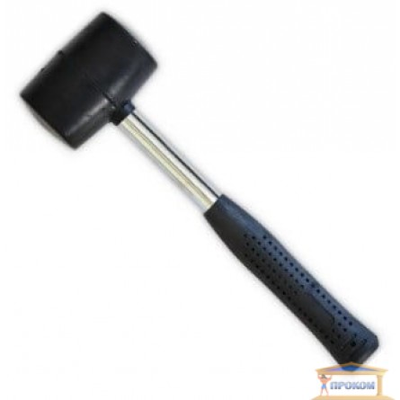 Изображение Молоток-киянка резиновый, метал. ручка 700г 65мм 39-021 купить в procom.ua - изображение 1