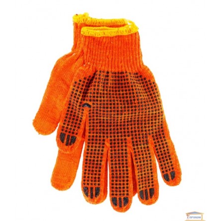 Изображение Перчатки  DANIK ВЧ-4с оранжевые 7 кл.вязан купить в procom.ua - изображение 1