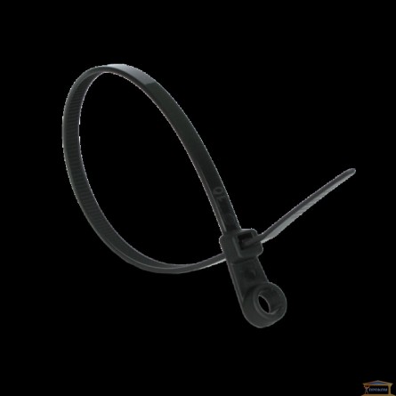 Изображение Стяжка кабельная с кольцом 150*3,6 мм чер.14377 купить в procom.ua - изображение 1