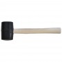 Зображення Молоток-киянка гумовий, дерев'яна ручка 450г 55мм 39-001 купити в procom.ua - зображення 2
