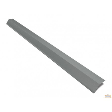 Изображение Планка для профнастила серый мат. RAL 7024 2м купить в procom.ua - изображение 1