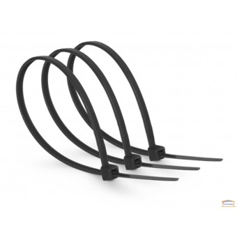 Изображение Стяжка кабельная 370*3,6 мм (черные) 23-142 купить в procom.ua