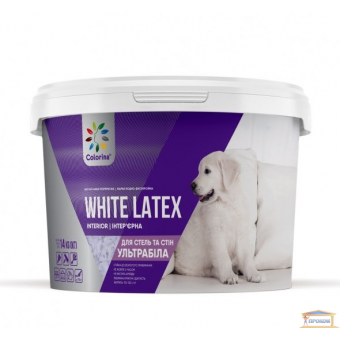 Зображення Фарба інтер'єрна WHITE LATEX COLOPINA 3,5 кг купити в procom.ua