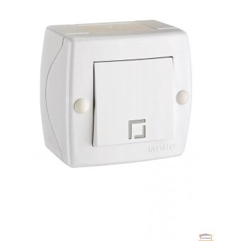 Изображение Выключатель 1-кл белый OCTANS IP 20  104-010101-100 купить в procom.ua