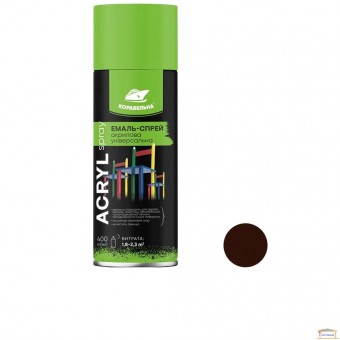 Изображение Эмаль -спрей акриловая ACRYL SPRAY шоколадно-коричн. 400 мл купить в procom.ua