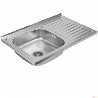 Изображение Мойка накладная Zerix  Z8050L-06-160E (Satin) купить в procom.ua