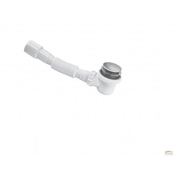 Изображение Сифон для душевого поддона с выпуском Zerix SD-03 Click-Clac купить в procom.ua