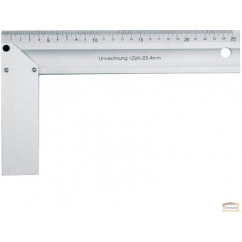 Зображення Угольник 250 мм алюмін Polermo 15-479 купити в procom.ua