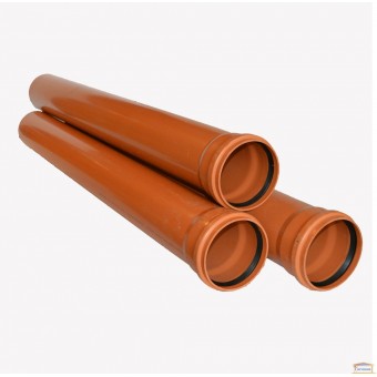 Зображення Труба ПВХ 160/2000 зовнішня каналізація купити в procom.ua