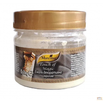 Зображення Емаль декоративна акрилова TM Maxima перлина 0,1кг купити в procom.ua