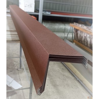 Зображення Планка вітрова (ПТО-01) 0,4мм 2м RAL шоколад мат купити в procom.ua